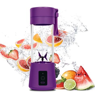 China Healthy Portable Electric Juicer Usb Blender Juicer Smoothie Maker Handheld Blender Fruit Stirring Mini Food Processor Juice Cup Rechargeable for sale