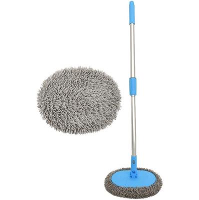 China Sustainable Retractable Car Wash Brush Chenille Broom Clean Car Wash Bru for sale