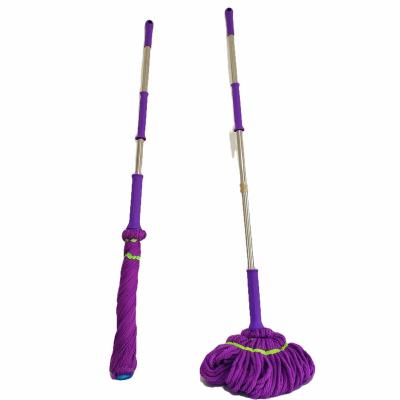 China NOER Sustainable Rotary Old-fashioned Mop Self-tuned Home Freehand Wash Twist Mop for sale