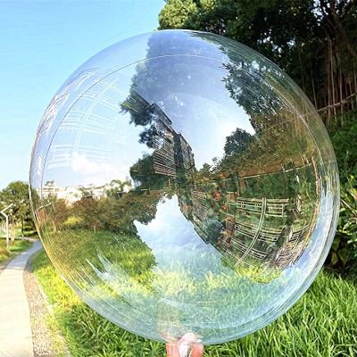 China Clear Bobo Balloons 50 Packs, 20 Inch Transparent Bubble Helium Style Bobo Balloons For LED Light Up Balloons for sale