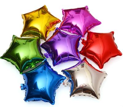 China Birthday Party Decoration Star Shape Foil Mylar Helium Balloon 18inch Ballon Birthday Party Decoration Foil Balloons for sale