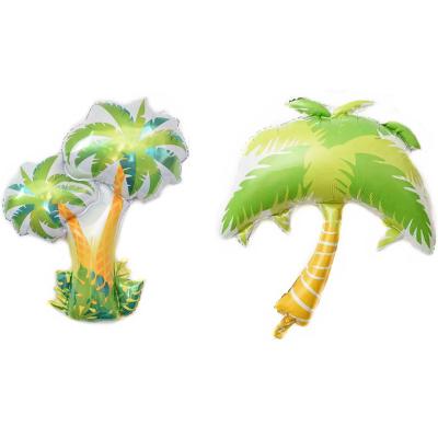 China Wholesale Large Size Party Wedding Decoration Coconut Palm Tree Shaped Foil Balloon Birthday Holiday Party Event Decoration Supplier for sale