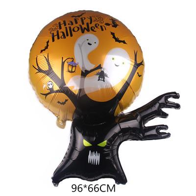 China Wholesale Halloween Foil Paper New Halloween Balloons Garland Vampire Pumpkin Ghost Balloon For Party Decoration for sale