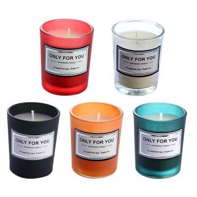 China Hot Sale 2021 Party Wedding Decoration Only For You Gifts Scented Soy Candles Candle Packaging Luxury Aromatherapy Candles for sale