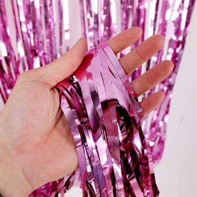 China Fashion 1*2m Metallic Fringe Curtains Foil Tinsel Curtain Photo Booth Backdrops Fringe Curtain For Birthday Wedding Bridal Baby Shower for sale