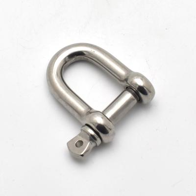 China Heavy Industry Adjustable Type Stainless Steel D Ring Bolt Spring Release D-Ring Shackle For Wholesales for sale