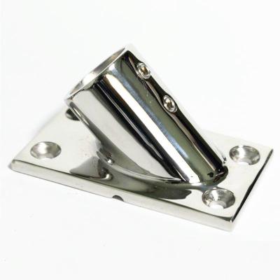 China Boat Hardware Fitting Hardware Marine Bracket Base Clamp Marine Handrail for sale