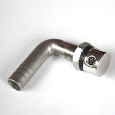 China Boat Hardware Fitting Best Selling Hardware 316 Pure Stainless Steel Air Duct Outlet Vent Pipe Marine Vent Valve for sale