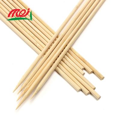 China Eco-Friendly Wholesale Barbecue Grill Eco-Friendly Japanese Food Grade Large Bamboo Skewer 40Cm Easily Cleaned for sale