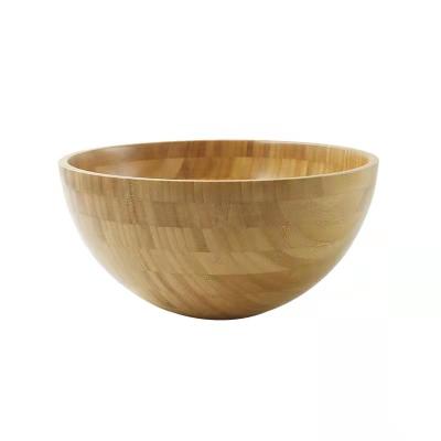 China BANBOO Customize Large Size Salad Bowl Bamboo Oil Finished e-Co Friendly For Kitchen Life for sale