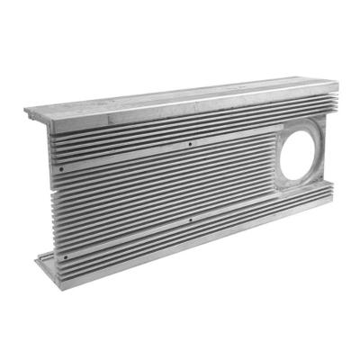 China New Energy Custom Amplifier Aluminum Extrusion Profile Kenli Enclosure Power Supply Radiator Enclosure Aluminum Housing for sale