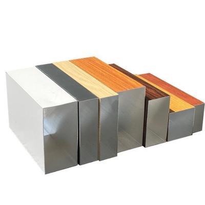 China High Quality Aluminum Pipe Profile Constructure KENLI 3003 Rectangular 5052 Aluminum Square Tube for sale