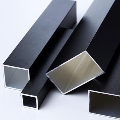 China Constructure China Aluminum Tube Profile Rectangular Pipe Tubing Square Anodizing Aluminum Pipe for sale