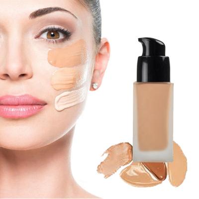 China Moisturizer 16 Colors Brightened Cosmetics Liquid Foundation Liquid Foundation Private Label Matte Foundation for sale