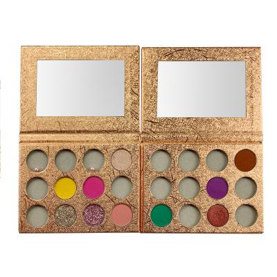 China Factory OEM Waterproof Low Price Packaging DIY Makeup Palette Empty Eyeshadow for sale