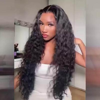 China Soft Smooth Thick Barely Shedding Glueless Curly Wigs Human Hair Lace Front Brazilian Virgin Hair 360 Full Lace Human Hair Wigs For Black Women Hd Lace Front Wigs for sale