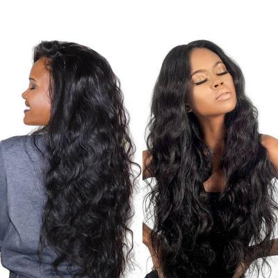 China Soft Smooth Thick Barely Shedding Free Parting 150% Density Unprocessed Virgin Human Hair Lace Closure Wig With Baby Hair for sale