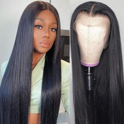 China Soft Smooth Thick Barely Shedding Human Hair Wigs For Black Women,Mink Brazilian Human Hair Lace Front Wig,Lace Frontal Wigs Human Hair With Baby Hair for sale