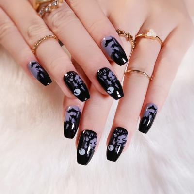 China DIY Nail Art Popular Manicure Long Ballet Press On Nails Fake Nail In Artificial Nails For Halloween for sale