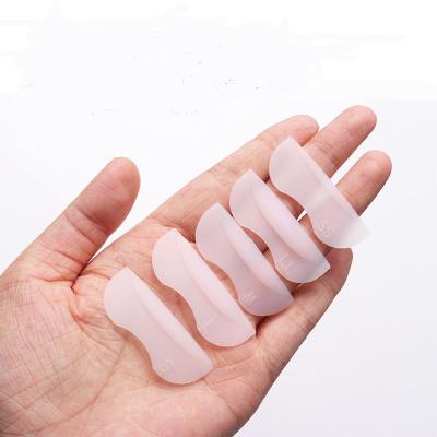 China Resusable Factory Price Recycled Silicon Eyelash Lift Pads Eyelash Perming Curler Pads 10pcs/bag for sale