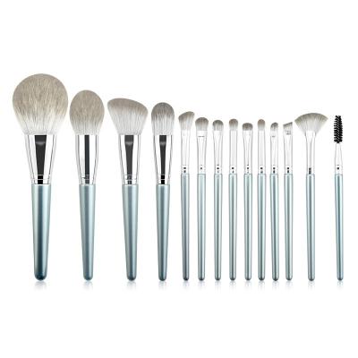 China Professional Fan Brush Production Full Size Make Up Brush For Face Sculpt for sale