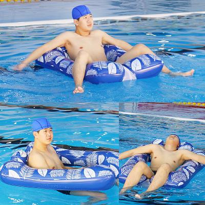 China New Foldable Back Floating Platform Chair Bed Sofa Double Air Diving Type - Filled Hammock With Net for sale