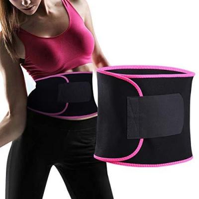 China Waist Shaping Hot Selling Effect Amazon Neoprene Sports Slimming Waist Wrap Band Sauna Belt Soft Weight Loss Waist Trimmer Sweat Belt for sale