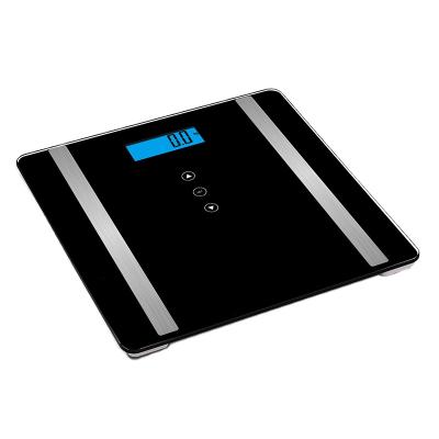 China Weight Measuring Smart LCD Display Electronic Body Fat Scale Wireless Personal Scale for sale