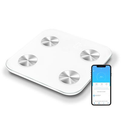 China WITH COVER WIFI Scale Smart Backlit Accurate Fitbit 180Kg Digital Bathroom Body Fat Scale for sale