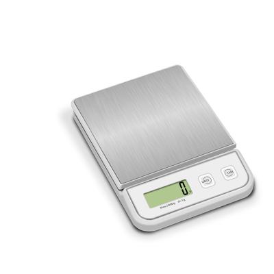 China Press On/Auto Off/Battery Low/Over Tare Function Household 1g Digital Stainless Steel Kitchen Scale 1G/5Kg Accurate Capacity Scale Small Load Indication Food for sale