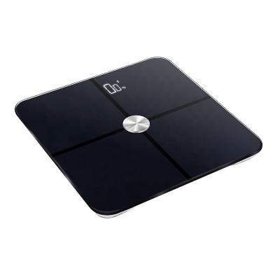 China WITH LID Wireless Electronic Glass Platform Fat Scale ITO Body Fat Analyzer for sale