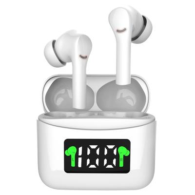 China Perfect 2021 Fashionable Hi-Fi Wireless Earbuds v5.0 and IPX4 Waterproof Deep Earbuds with Time Display in Factory Price for sale