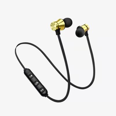 China Bang around the neck wireless v5.0 neck band sports headphones metal magnetic tws wired headphones for sale