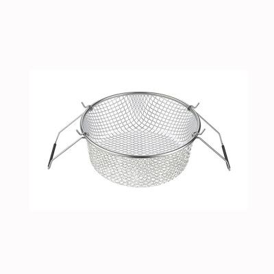 China China Sustainable Multifunctional Deep Fryer Basket Pasta Basket , Fried Filtering Net Free Samples for sale