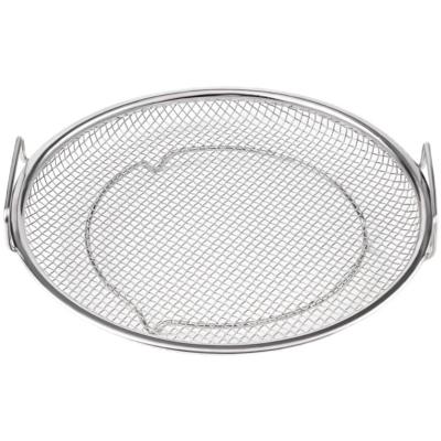 China Sustainable Wholesale Food Grade 304 SS Wire Mesh Foldable Frying Fry Fried Filter Net and Fried Filter Free Samples for sale