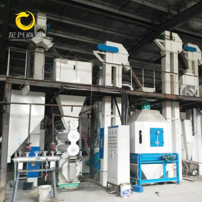 China Animal Feed Chicken Livestock Pig Shrimp Food Processing Machinery Price Feed Processing Machinery/Animal Feed Granulator Mill Plant poultry barley for sale