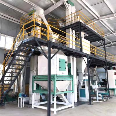 China Farms Cultivates 10 Tons Per Hour Main Turn Heater Cylinder Plants Installation Diagram Customized Mill Equipment for sale