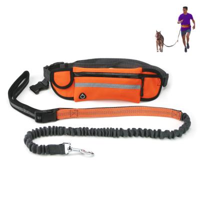 China Dropshipping Padded Wholesale Hands Belt Free Leash Jogging Running Lead Outdoor Dog Reflective for sale