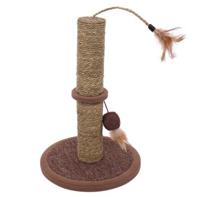 China Sustainable Factory Wholesale Cardboard Indoor Narrow Scratch Posts Sisal Tower Furniture Toys Cat Trees for sale