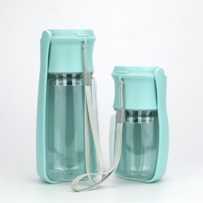 China Dropshipping Portable Travel Dog 350/550ml Portable Cat Drinking Water Bottle For Walking for sale