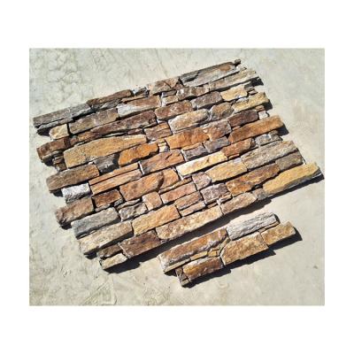 China Industrial High Quality Artificial Culture Faux Cultured Tiles Wall Veneer Panels Stone Wall Panels for sale