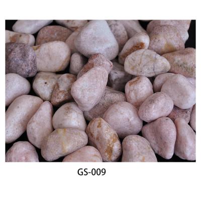 China Exterior Use Landscape Pebble Stone Ball G009 Modern Beautiful Stone Pink Color for sale