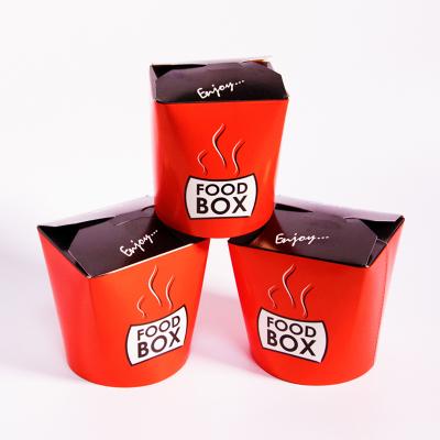 China Wholesale Disposable Greaseproof Collapsible 32oz Chinese Noodle Take Out Boxes for sale