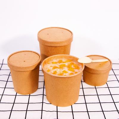 China Hot Sale Wholesale Disposable Take Away Boxes 16oz Paper Cup Food Packaging for sale