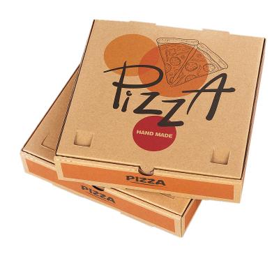 China Disposable Packaging Box Cardboard Lunch Box Food Pizza Packaging, Custom Paper Food Packaging Bento Folding Pizza Packing Box With Custom Logo for sale