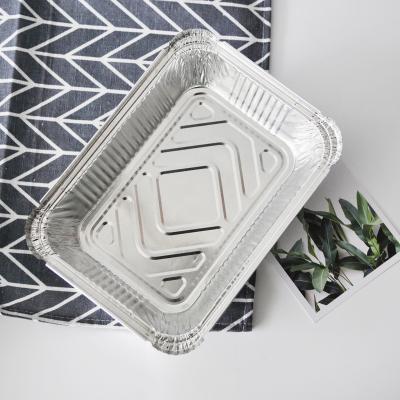 China Microwave Safe For Restaurant Fast Food Kitchen Dish Tin Foil Dishes Recyclable Disposable for sale