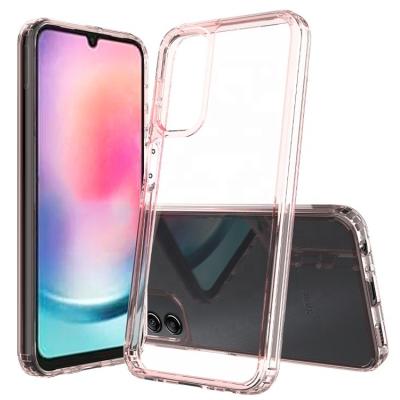 China Shockproof Transparent Acrylic Galaxy a24 TPU Clear Ultra Thin Capa Funda Mobile Phone Back Cover Case For Samsung A14 A24 A34 A54 5G for sale