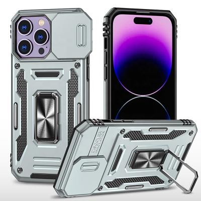 China celular Ring Protective Hybrid TPU PC Stand Holder Shockproof Fundas Para Mobile Phone Case Cover For iphone 14 PRO max 13 11 12 for sale