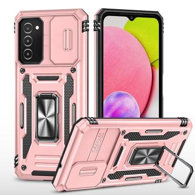 China 360 Ring Shockproof Wholesale Magnetic Stand TPU Back Cover PC Cell Phone Mobile Cases For Samsung A13 A32 4G A03 A33 A53 5G A03S for sale