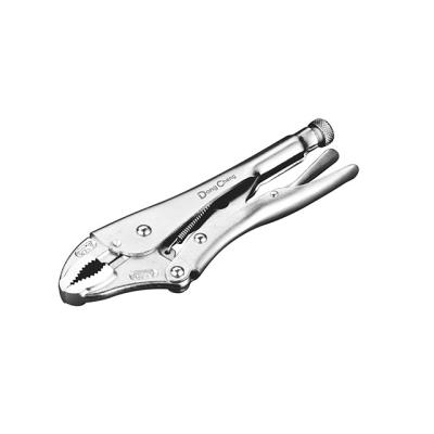 China DongCheng New Arrivals CR-V 10 Inch 250mm MULTI FUNCTIONAL Round Nose Pliers Vise Grips Curved Maxillary Locking Pliers for sale